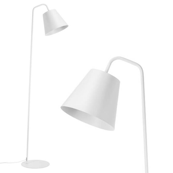 Stojąca lampa do przedpokoju Zen MF1232 white Step podłogowa biała zdjęcie 1