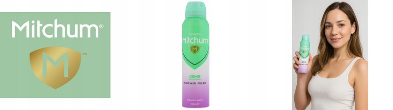 Mitchum Antiperspirant Advanced Control Shower Fresh Deodorant Spray 150ml zdjęcie 3