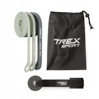 Zestaw 3 gumy do ćwiczeń power band mocna guma fitness 2-30 kg Trex Sport