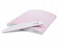 50 x Pilnik do Paznokci Łódka Zebra 180/240