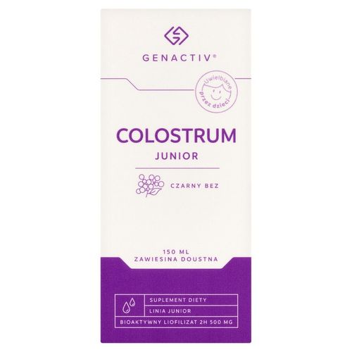 Colostrum Junior Czarny Bez 150ml Genactiv na Arena.pl