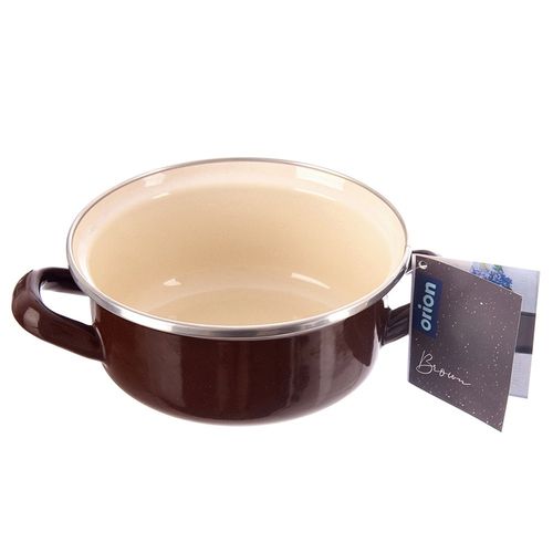 Garnek emaliowany BROWN 14 cm, 600 ml na Arena.pl