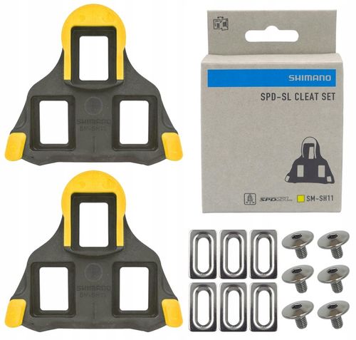Bloki szosowe Shimano SM-SH11 żółte 6st para na Arena.pl