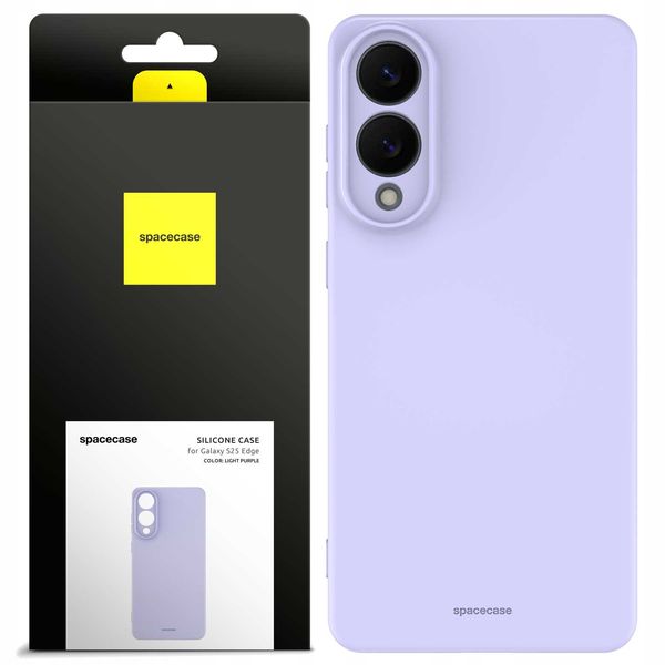 Spacecase Silicone Case 3.0 Galaxy S25 Edge light purple zdjęcie 1