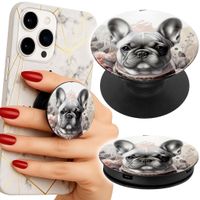 Uchwyt do telefonu Popsocket na palce/stojak BULDOG BULDOGI PIESKI RASY PSY