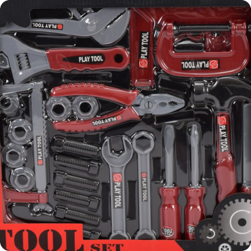 ZESTAW MAJSTERKOWICZA DLA DZIECI NARZĘDZIA 30 ELEMENTÓW  MŁOTEK KOMBINERKI na Arena.pl