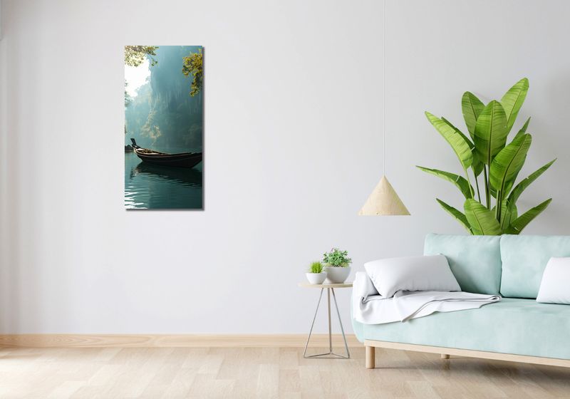 Obraz 40x90cm Samotność na Tafli zdjęcie 2