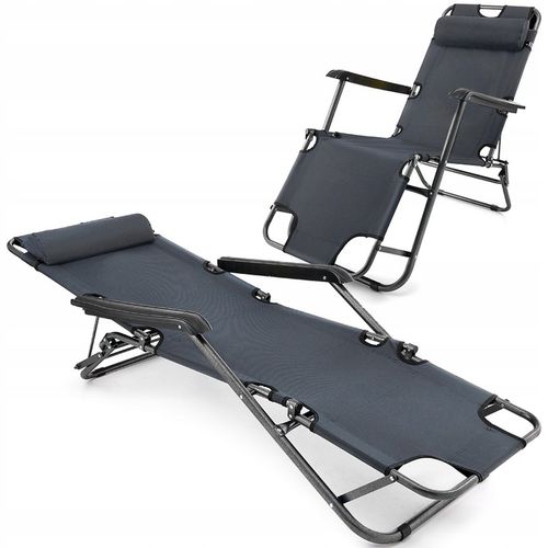 3 WZORY LEŻAK PLAŻOWY FOTEL OGRODOWY SKŁADANY NA PLAŻĘ 2W1 na Arena.pl