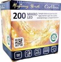 LAMPKI DRUCIKI KORALIKI 200 LED Programator MIKRO