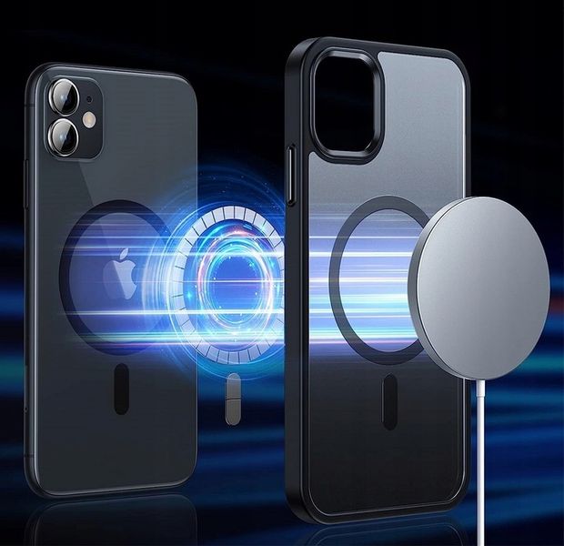 Etui Do iPhone 11 +Szkło 9H WZMACNIANE 360° Matt Case Do Magsafe zdjęcie 11