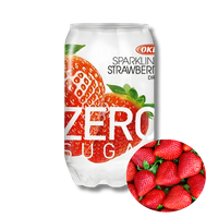 OKF Sparkling Strawberry Zero Sugar napój truskawkowy 350ml