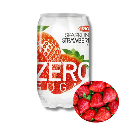 OKF Sparkling Strawberry Zero Sugar napój truskawkowy 350ml na Arena.pl