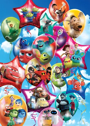 Puzzle maxi 24 elementy. Supercolor. Przyjęcie Pixar na Arena.pl