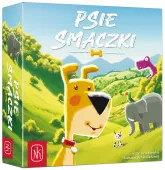 Psie smaczki - urocza gra karciana dla dzieci - pomóż szukać psich smaczków
