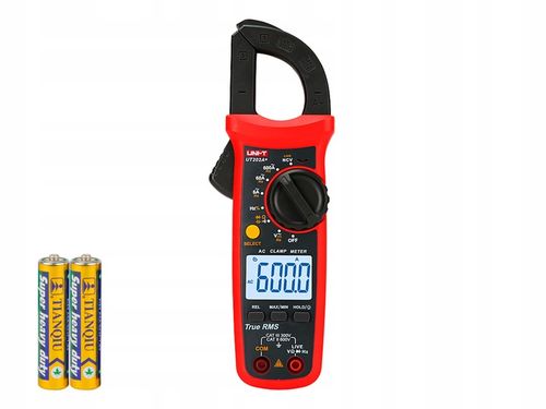 MULTIMETR AMPEROMIERZ MIERNIK PRĄDU CĘGOWY ETUI LCD ZESTAW UT202A+ na Arena.pl