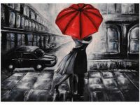 50X70CM ZAKOCHANI OBRAZ POKOJU DREWNINE