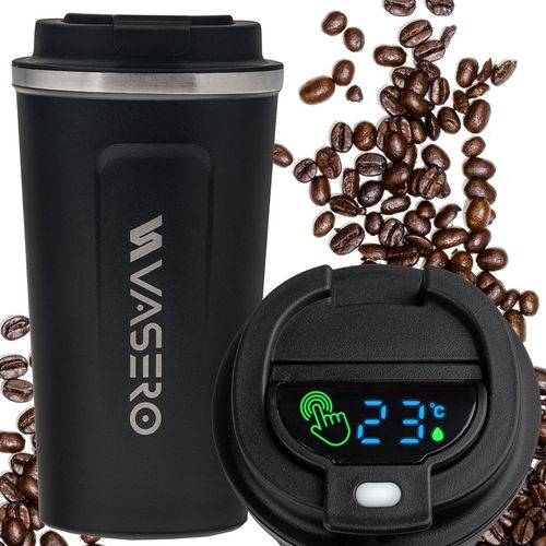 KUBEK TERMICZNY 510ml TERMOS na herbatę kawę WYŚWIETLACZ LCD TEMPERATURA na Arena.pl