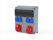 PCE ROZDZIELNICA BUDOWLANA OPOLE IP54 32A/5P 16A/5P 4x 16A/2P+Z 909110002W