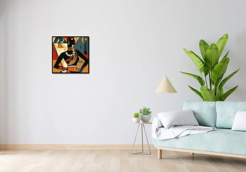 Plakat 50x50cm Afrykańska Mozaika na Arena.pl