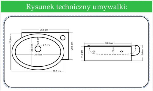 Umywalka Ceramiczna Zoe na Arena.pl