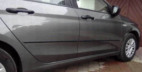 Opel Corsa D 2006-2014 Listwy CZARNE Boczne Drzwi na Arena.pl