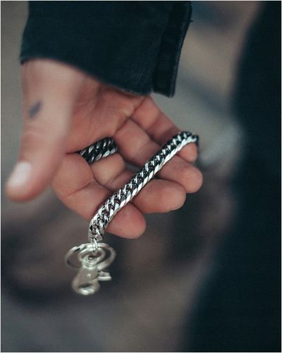 Łańcuszek do spodni męski ze stali chirurgicznej karabińczyk BLINGART na Arena.pl