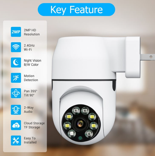 Kamera wifi IP do gniazdka sieciowego zdjęcie 4