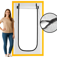 DRZWI REMONTOWE BUDOWLANE KURTYNA PRZECIWPYŁOWA Z ZAMKIEM FOLIA REMONT