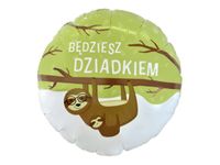 Balon foliowy „Będziesz Dziadkiem”, 45 cm (18 cali) [balon z helem]
