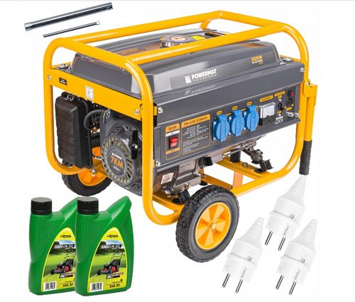 Agregat PRĄDOTWÓRCZY Generator 3000W 230V Koła AVR 2 LATA GWARANCJA na Arena.pl