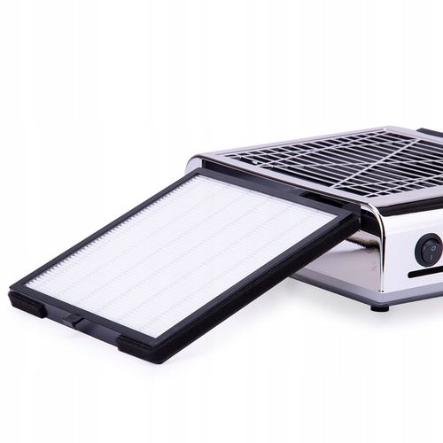 Pochłaniacz Pyłu Do Paznokci MOLLYLAC Kasetowy Filtr Mocny Srebrny 80W na Arena.pl