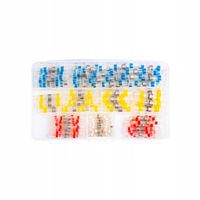 Koszulki rurki termokurczliwe z cyną 120 sztuk KD10491