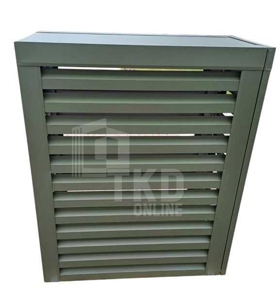 Osłona pompy ciepła 90x40x150 cm zielona TKD189 zdjęcie 1