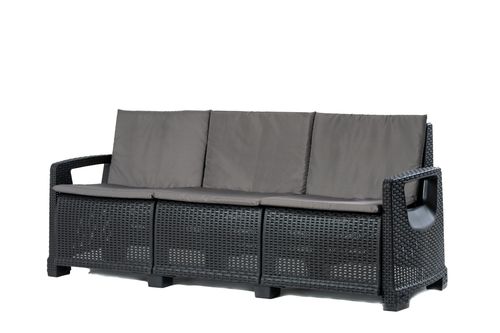 Zestaw Mebli Ogrodowych NAPOLI MIDI 8 Antracyt na Arena.pl