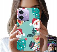 ETUI DO OPPO A40 / A40M - MIKOŁAJ, RENIFER BAŁWAN ŚWIĄTECZNE WZORY