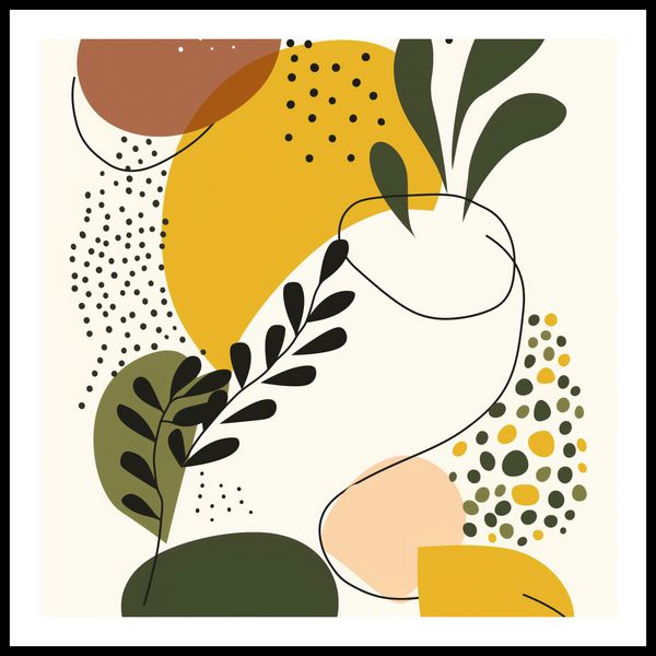 Plakat 60x60cm Botaniczne Impresje zdjęcie 3