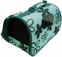 hilton torba transportowa niebieska kwiaty 50x26x27cm dla kota/psa