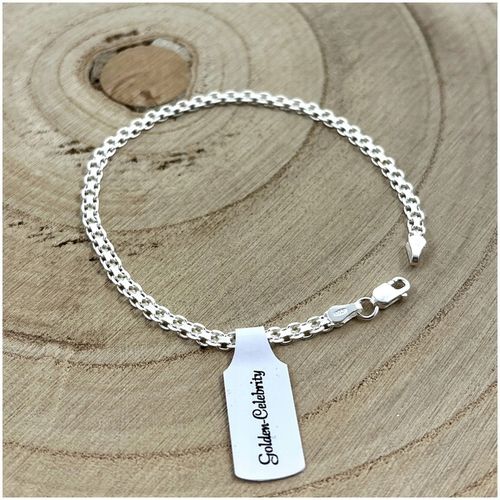 SREBRNA BIŻUTERIA DAMSKA, GRUBY ŁAŃCUSZEK + BRANSOLETKA BISMARK SREBRO 925 na Arena.pl