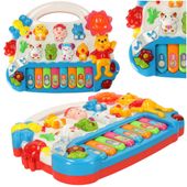 Zabawka Interaktywna Pianinko Edukacyjne Organki dla Dzieci Dźwięk Zwierząt