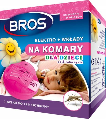 BROS Elektro plus10 wkładów na komary dla dzieci na Arena.pl