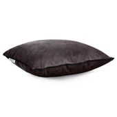 Poszewka velvetowa PIPING 45x45 2 szt. brązowa AmeliaHome