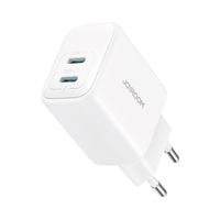 ładowarka sieciowa 2x usb-c 20w pd qc 3.0 - biała