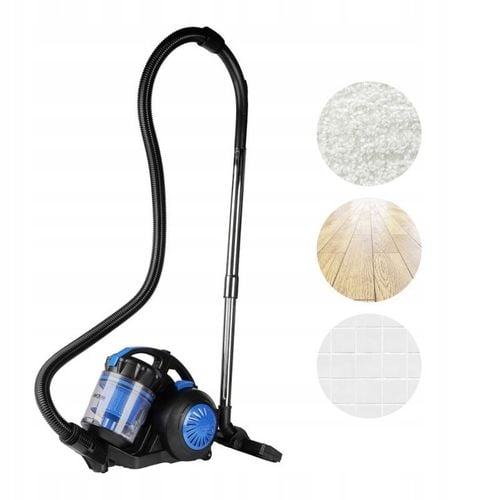 MOCNY LEKKI BEZWORKOWY ODKURZACZ CYKLONOWY DOMOWY 5M FILTR na Arena.pl