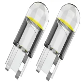 Żarówki samochodowe led 2 szt w5w t10 biała krystaliczna ledowa