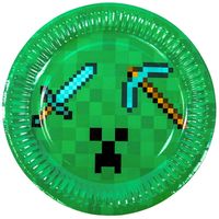 Talerzyki papierowe PIXEL TNT 6szt