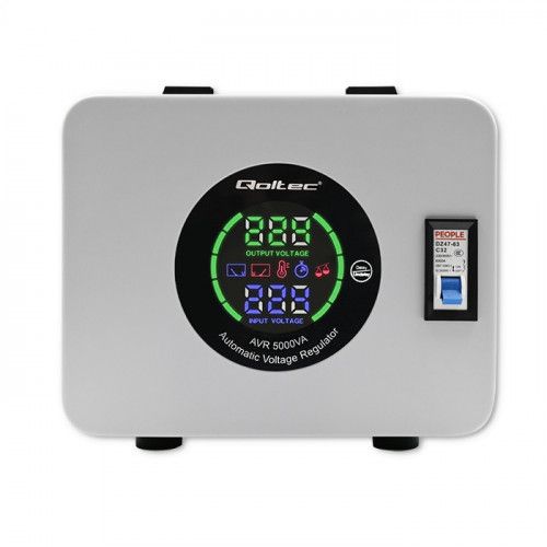 QOLTEC AUTOMATYCZNY STABILIZATOR NAPIĘCIA AVR 5000 zdjęcie 2