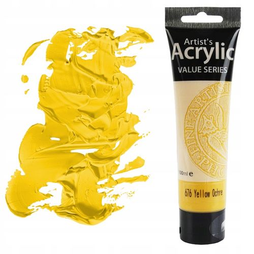 Zestaw 12 kolorów farb AKRYLOWYCH Value Series Phoenix 12x100ml artystyczne na Arena.pl