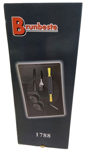 Stolnica silikonowa i wałek z akcesoriami 7 elementów zdjęcie 8