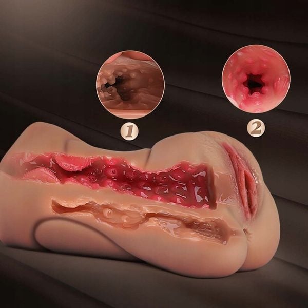 Męski masturbator Pochwą Ustą Odbytem i wibratorem zdjęcie 12