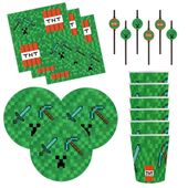 Zestaw urodzinowy Minecraft "Podstawa Imprezy"